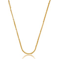 Colar choker 3 fios em 1 banhado a ouro 18k