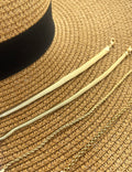 Pulseira malha snake 6mm banhado a ouro 18k