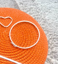 Bracelete de prata 925 fio redondo liso